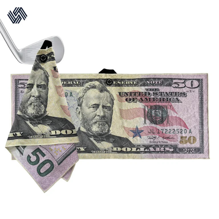 Marketing golf towel