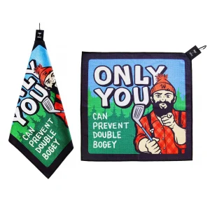 Golf towel with magnet