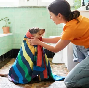 Waffle Pet Towel
