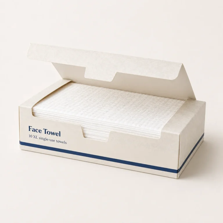 Boxed XL Disposable Face Towels 10 Count for Private Label