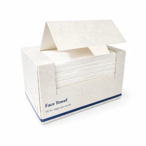 Boxed XL Disposable Face Towels 30 Count for Private Label